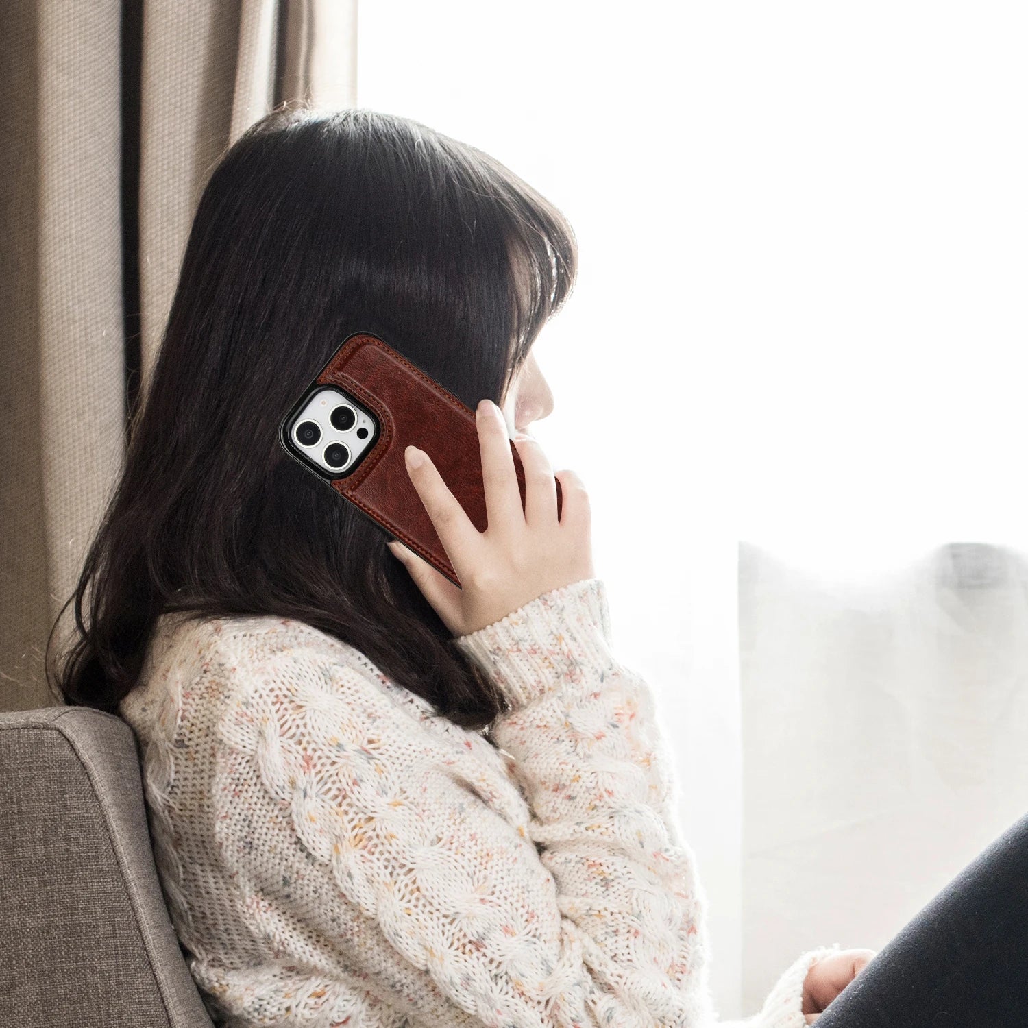 Retro Leather Wallet Phone Case