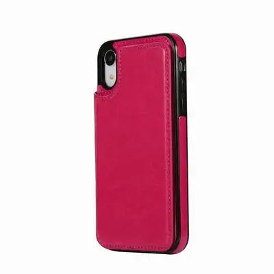 Retro Leather Wallet Phone Case