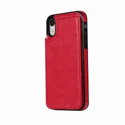 Retro Leather Wallet Phone Case