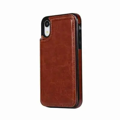 Retro Leather Wallet Phone Case