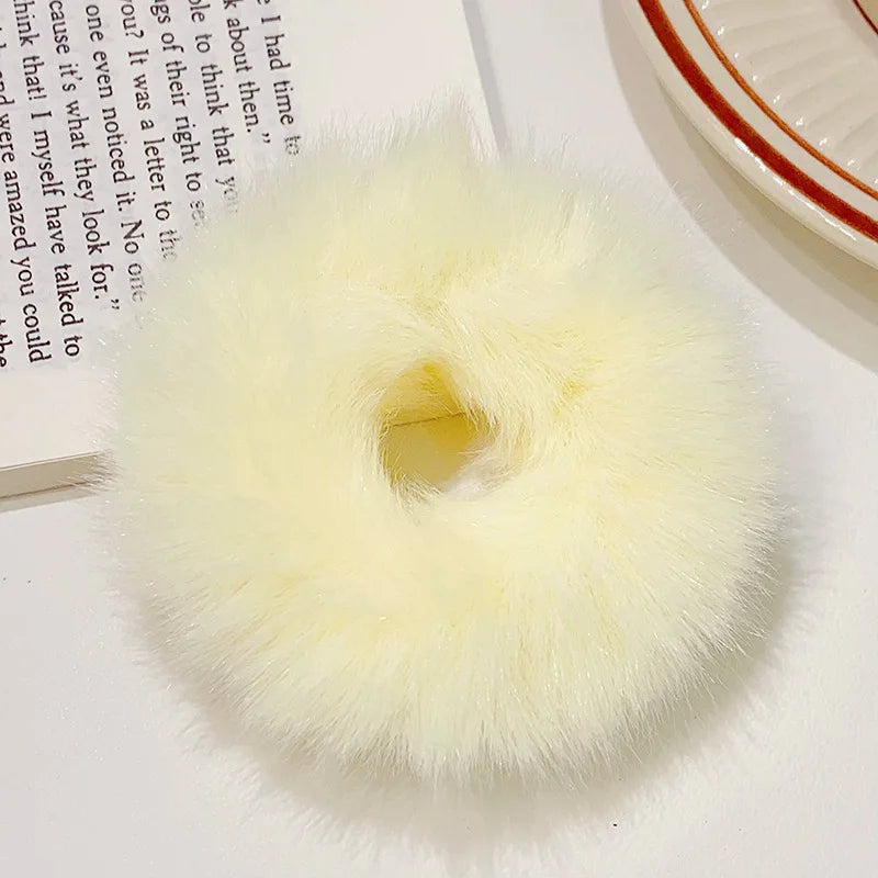 New Colorful Fluffy Hair Band