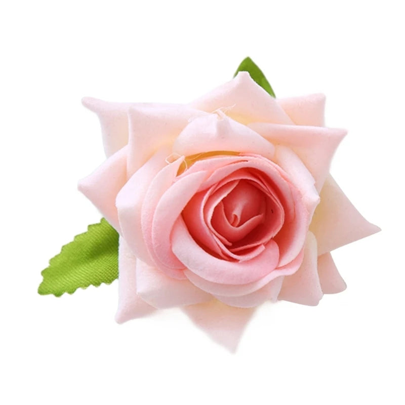 Rose Flower Hair Clip & Brooch Pin