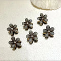 Lot de barrettes à cheveux fleur et perles