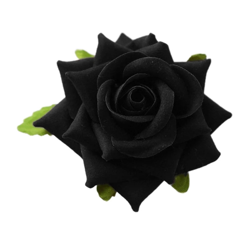 Rose Flower Hair Clip & Brooch Pin