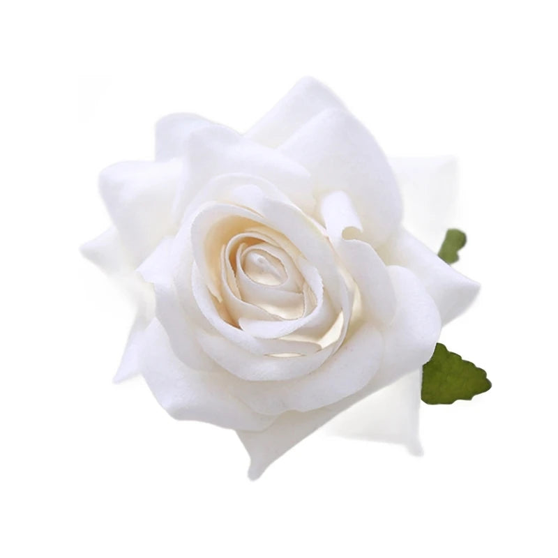 Rose Flower Hair Clip & Brooch Pin