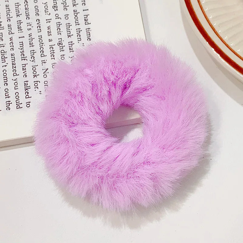 New Colorful Fluffy Hair Band