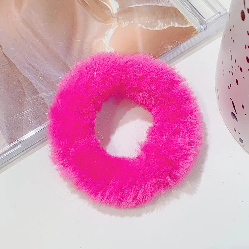 New Colorful Fluffy Hair Band
