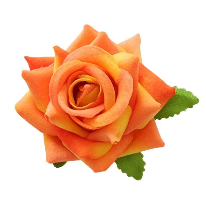Rose Flower Hair Clip & Brooch Pin