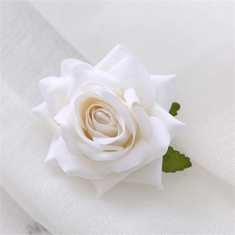 Rose Flower Hair Clip & Brooch Pin