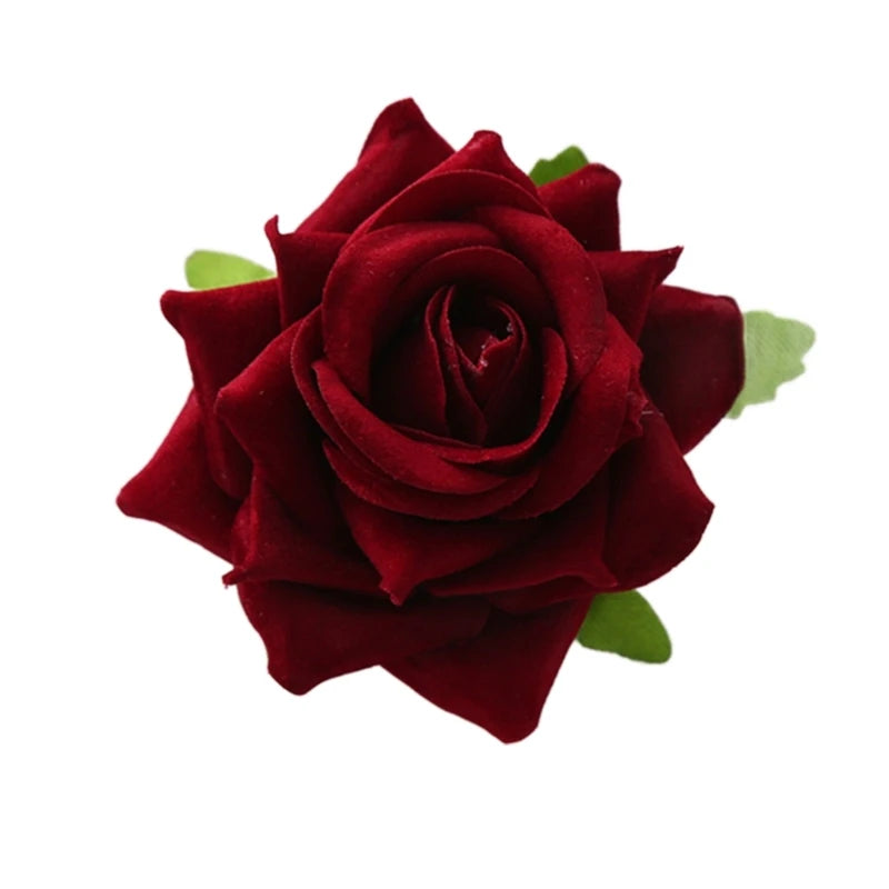 Rose Flower Hair Clip & Brooch Pin