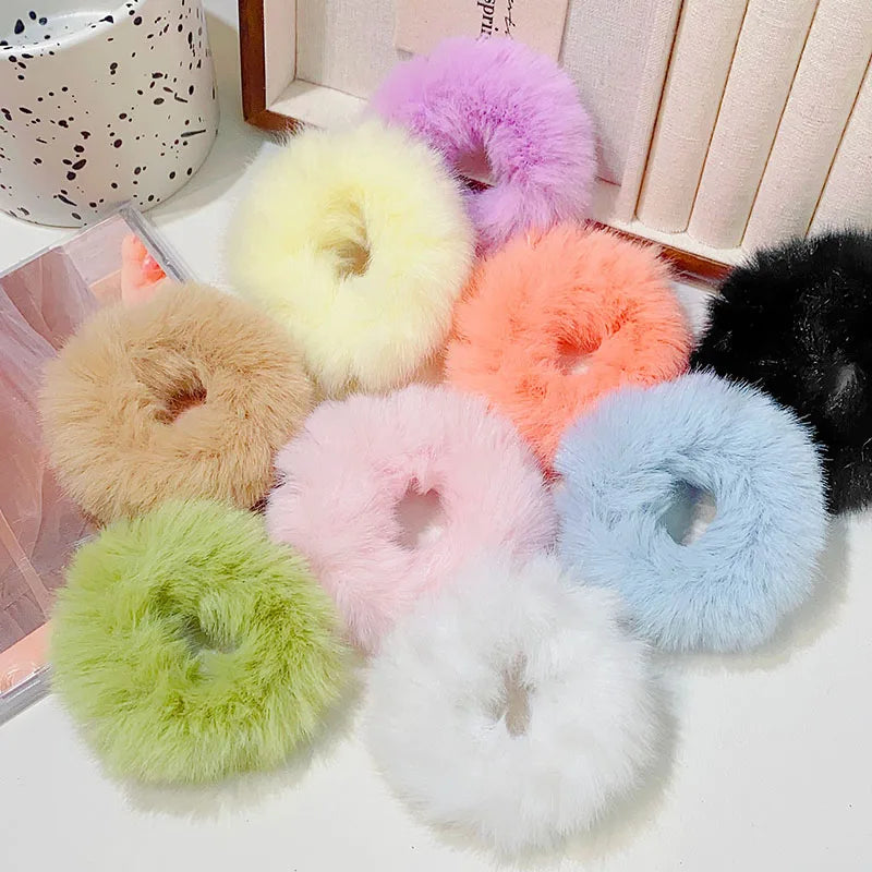New Colorful Fluffy Hair Band