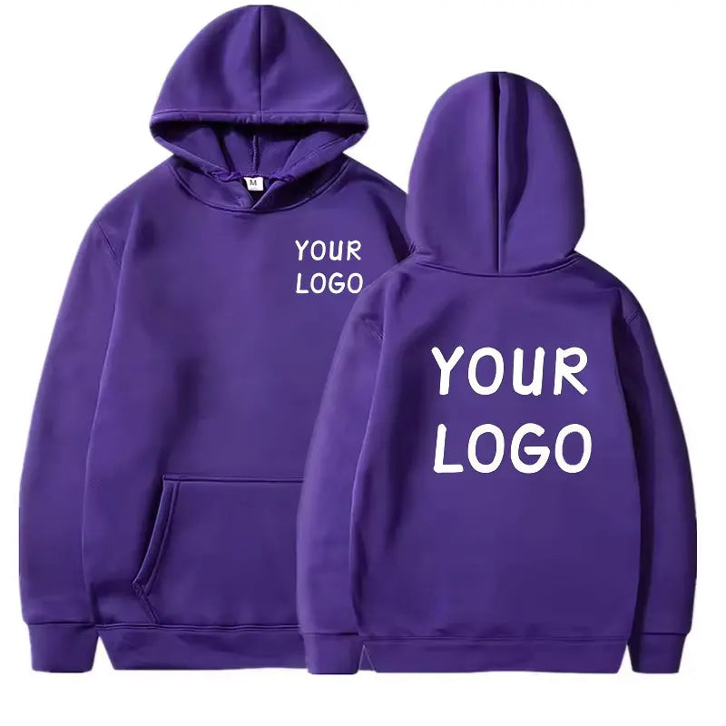 Custom Logo Unisex Pullover Hoodie