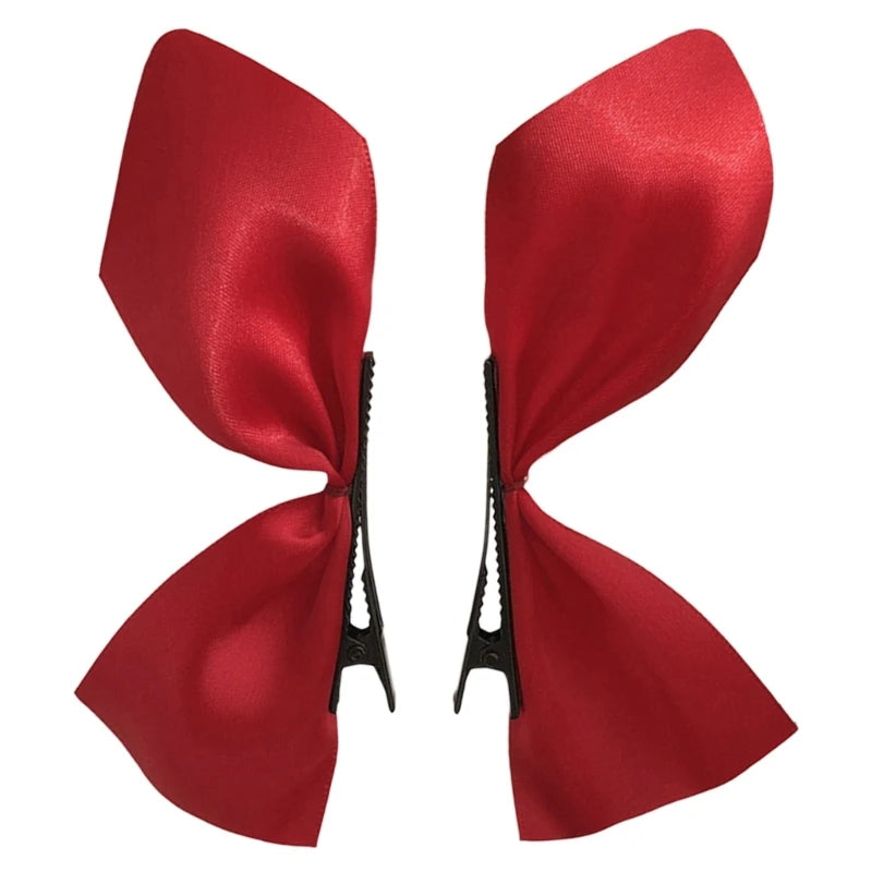 Satin Bowknot Duckbill Hair Clip