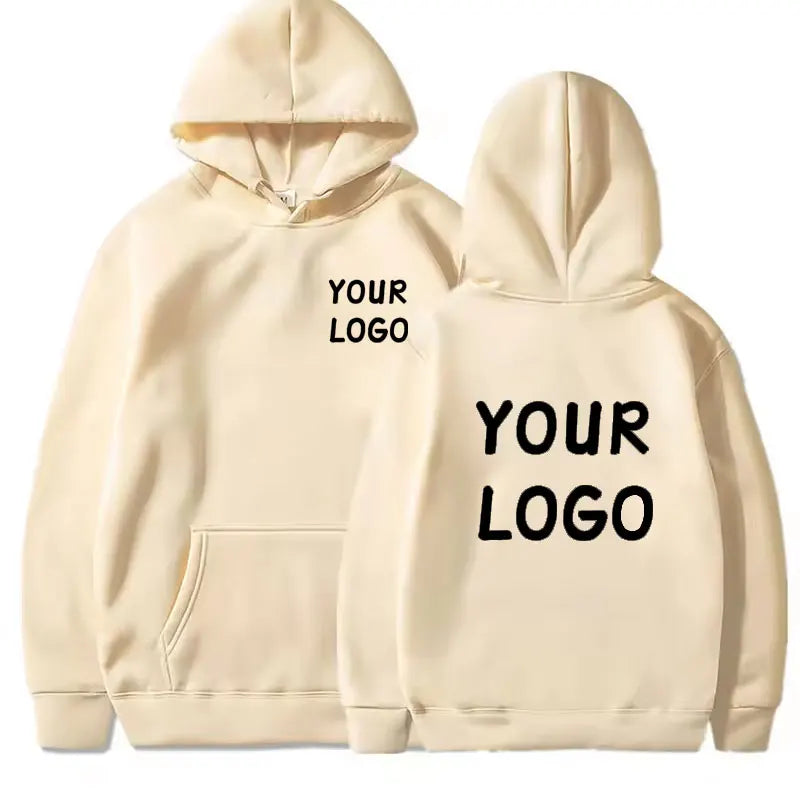 Custom Logo Unisex Pullover Hoodie