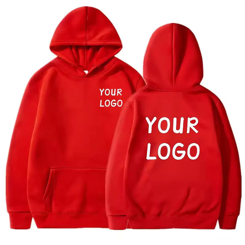 Custom Logo Unisex Pullover Hoodie