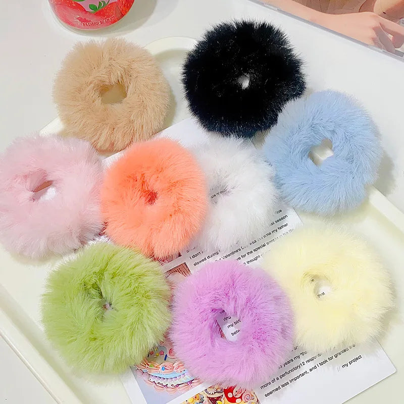 New Colorful Fluffy Hair Band