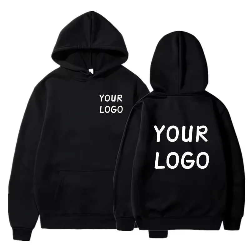 Custom Logo Unisex Pullover Hoodie